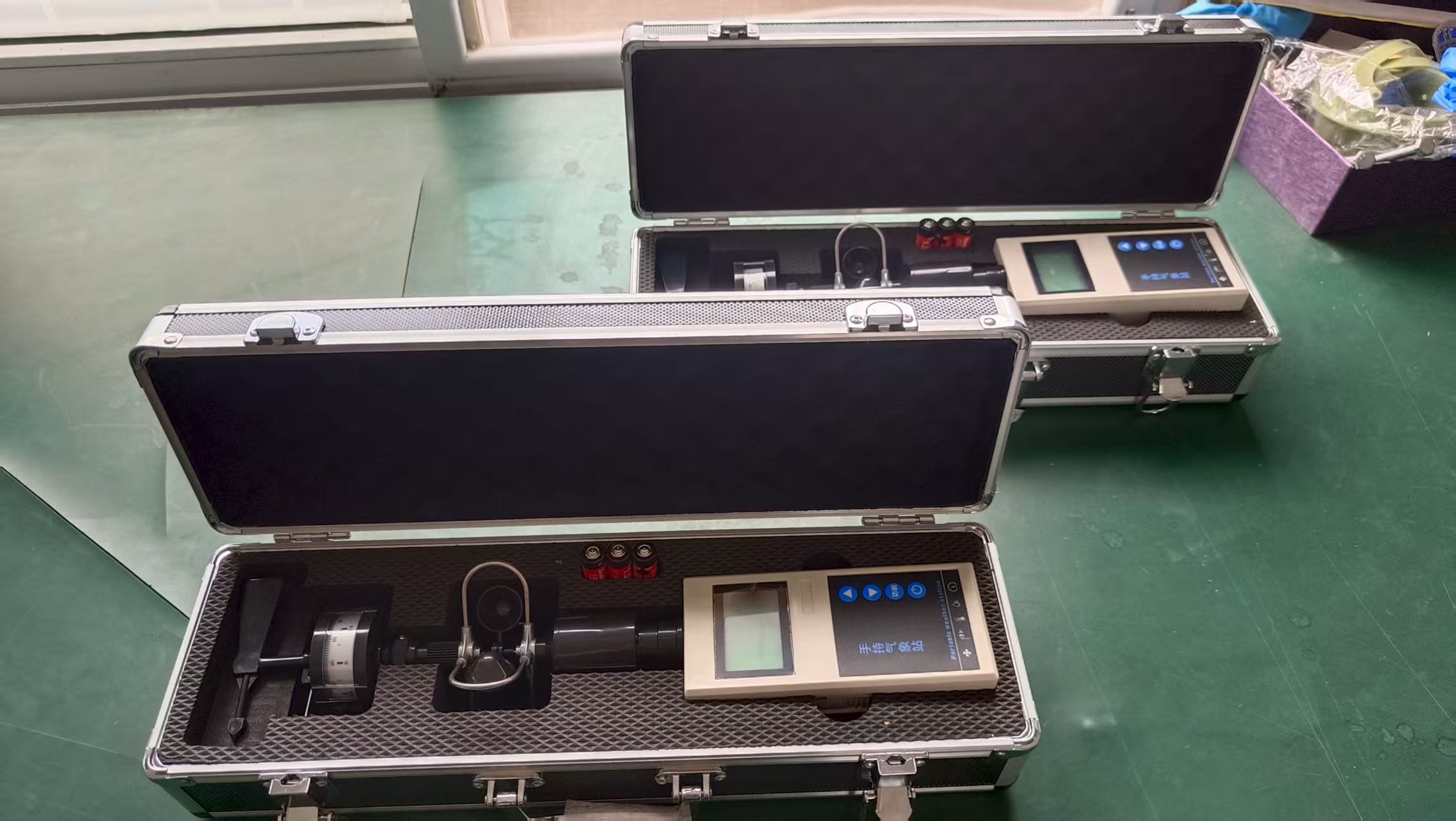 合肥包河区喜添气象监测新利器：2台新业XY-FYQ4手持式五参数气象仪