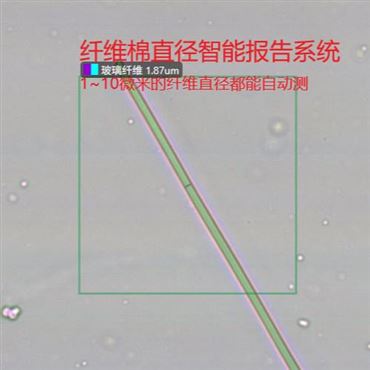 纖維棉直徑自動報告系統