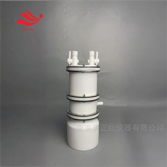 四氟砂芯装置500ml带法兰耐压防PTFE抽滤器