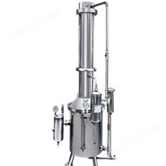 上海三申不銹鋼塔式蒸汽重蒸餾水器
