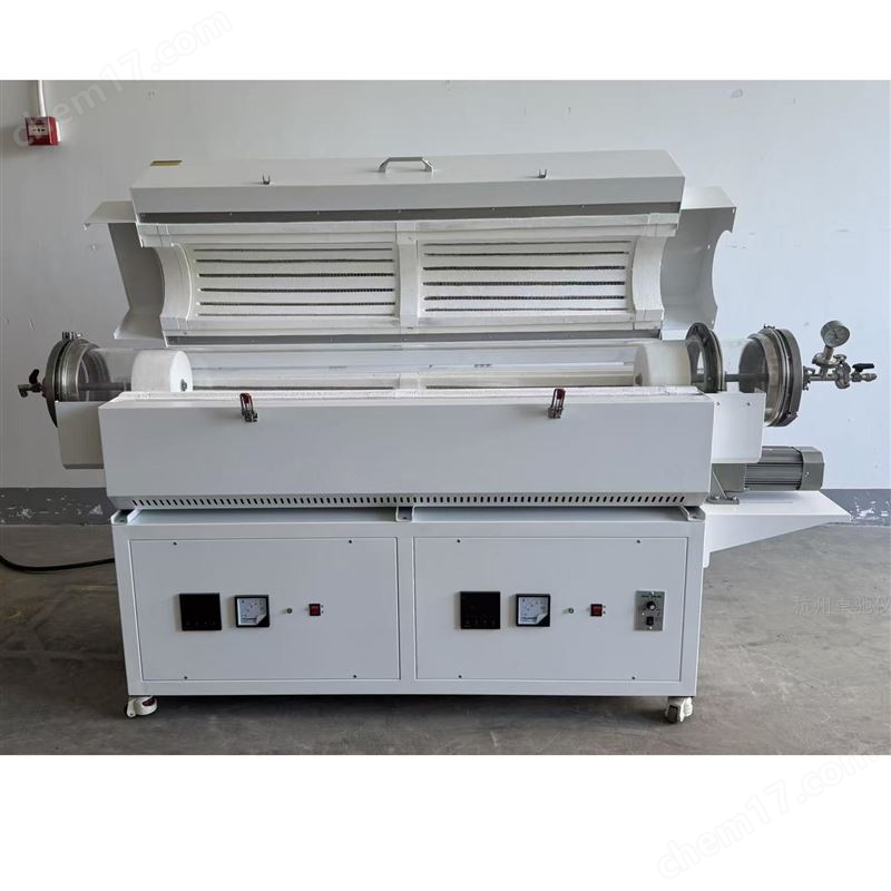 晶體行業(yè)旋轉管式爐