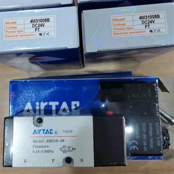 概述亞德客AIRTAC兩位五通電磁閥