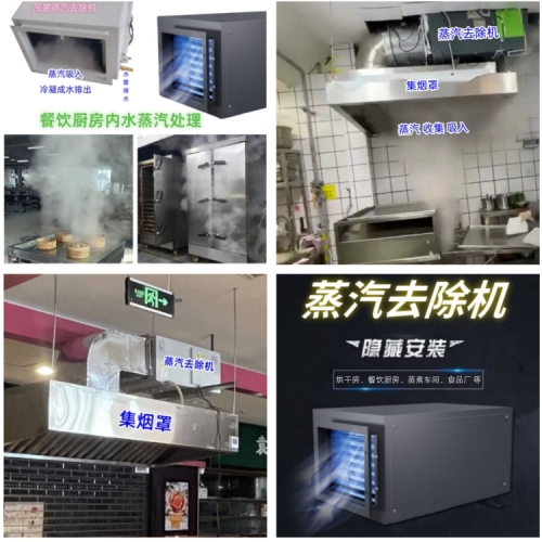 煮面爐蒸汽太大怎么解決?商用廚房蒸汽去除機