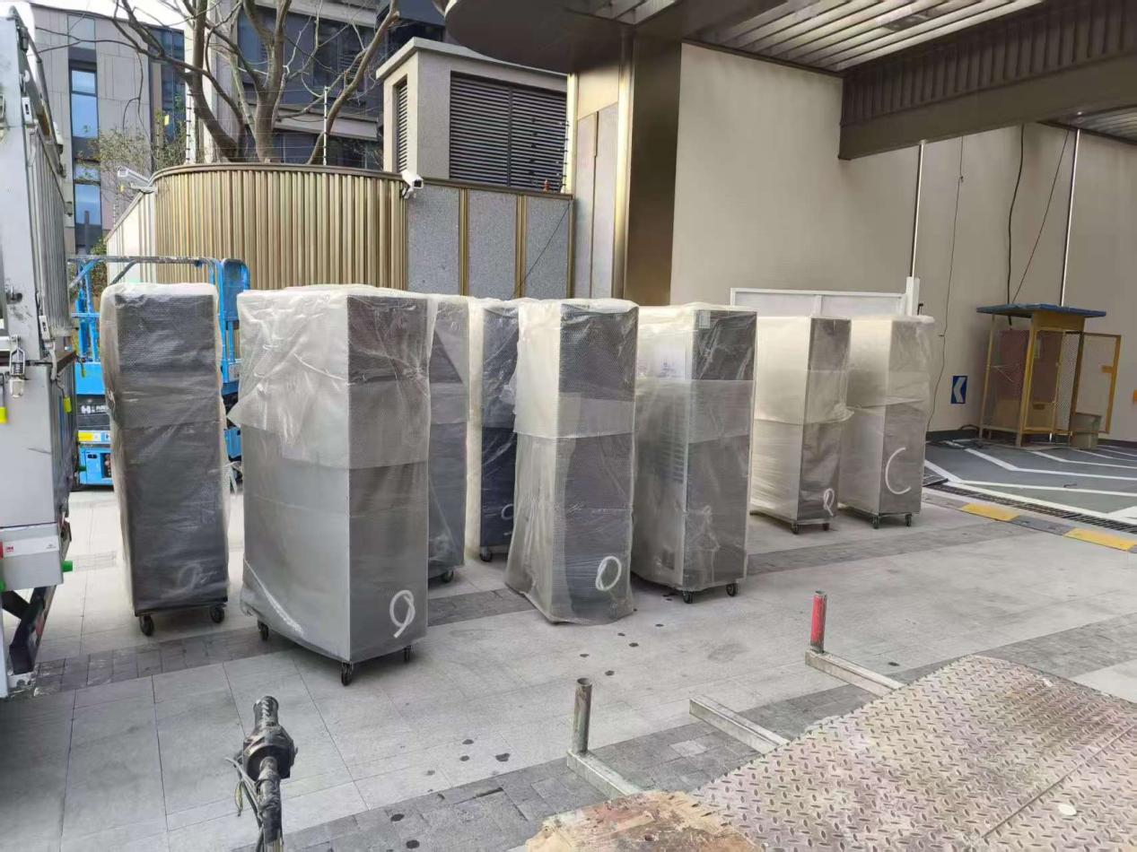 乐都小区引进上海众有除湿机，实现地下车库洁净干燥无水渍