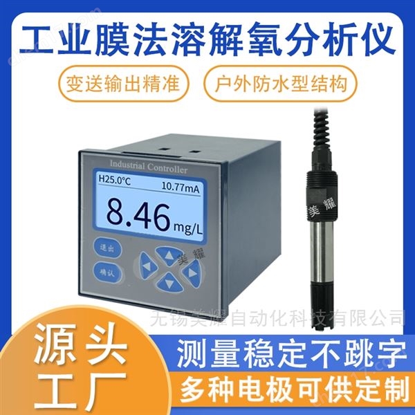 工业在线溶解氧检测仪荧光法膜法溶氧仪